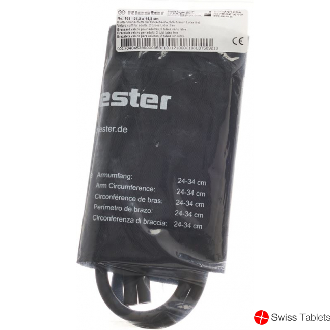 Riester Manschette 54.5x14.5cm für Erwachsene 2-schlauch buy online