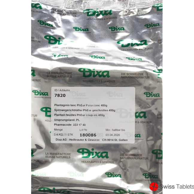 Dixa Plantaginis Lanceola Folium Conc Pheur 400g buy online