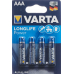 Varta Batterien High Energy Aaa 4 Stück buy online