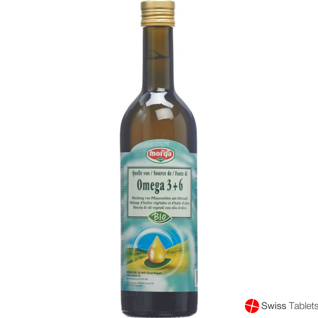 Morga Omega 3+6 Kaltgepresst Bio Speiseöl 5dl buy online
