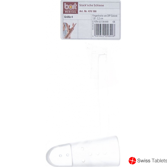 Stax Fingerschiene Grösse 4 Transparent buy online