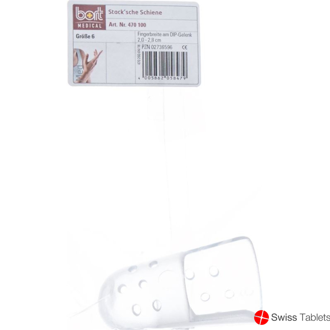 Stax Fingerschiene Grösse 6 Transparent buy online