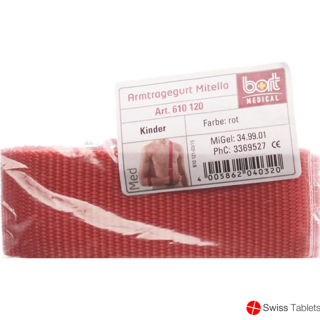 Mitella Armtragegurt Kinder Rot Uni buy online