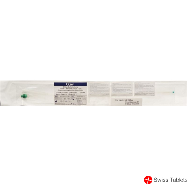 Cliny Silikon Ballonkatheter 5ml Ch14 Transparent buy online