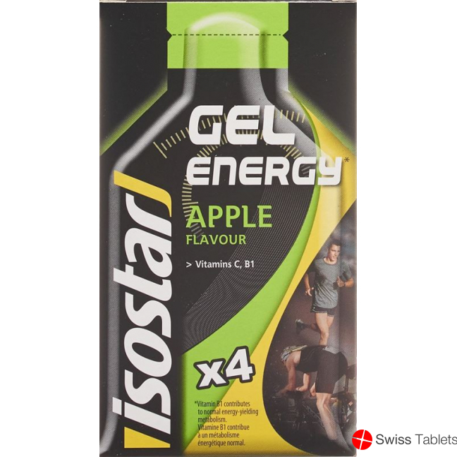 Isostar Energy Gel Apple 4 sachets 35g buy online