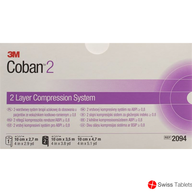 3M Coban2 2-lagen Kompressions-System 1 Set buy online 3M Coban2 2-lagen Kompressions-System 1 Set buy online