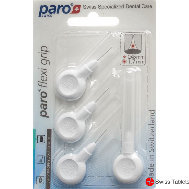 Paro Flexi Grip 1.7mm xxxx-Fine Weiss 4 Stück buy online