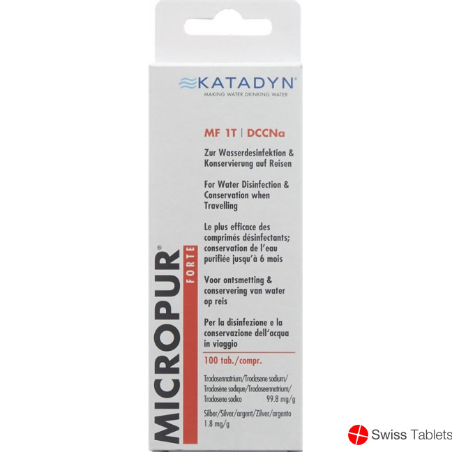 Katadyn Micorpur Forte MF 1T DCCNa 100 Tabletten buy online