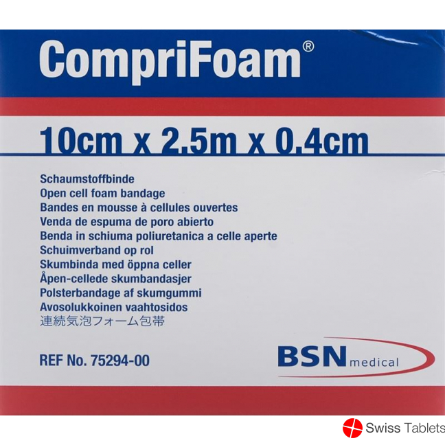 Comprifoam 10cmx2.5mx0.4cm buy online