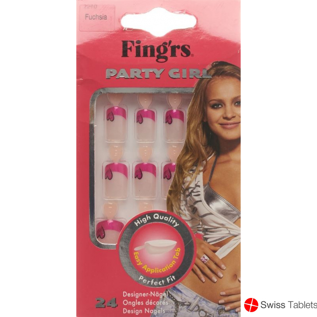 Fing'rs artificial nails Party Girl Romance buy online