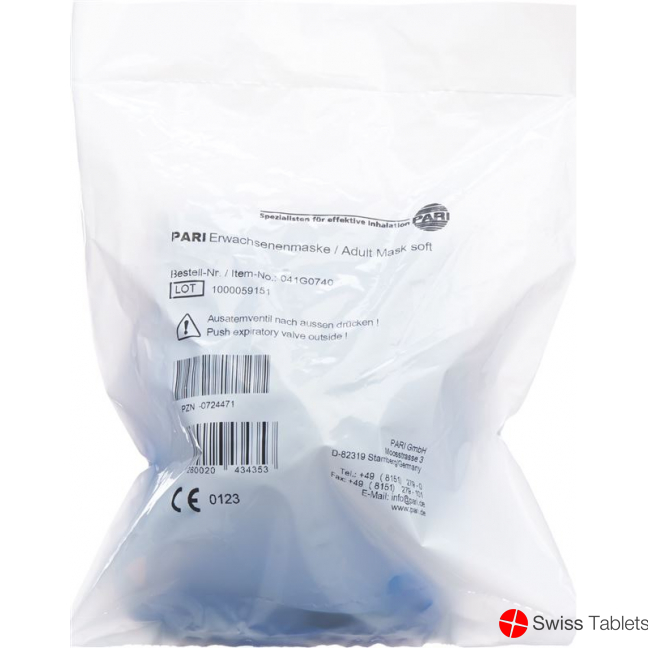 Pari Erwachsenenmaske Transparent Soft buy online