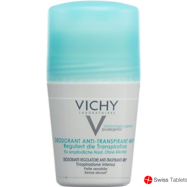 Vichy Deodorant Anti-Transpirant 48H Roll-On 50ml buy online