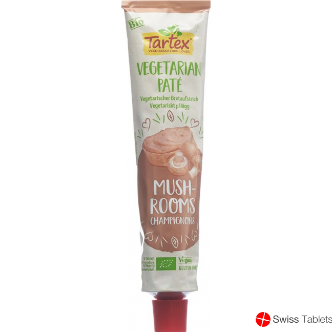Tartex Champignon Pflanzliche Streichpastete Bio Tube 200g buy online