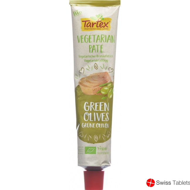 Tartex Olivera pflanzliche Streichpastete Bio Tube 200g buy online