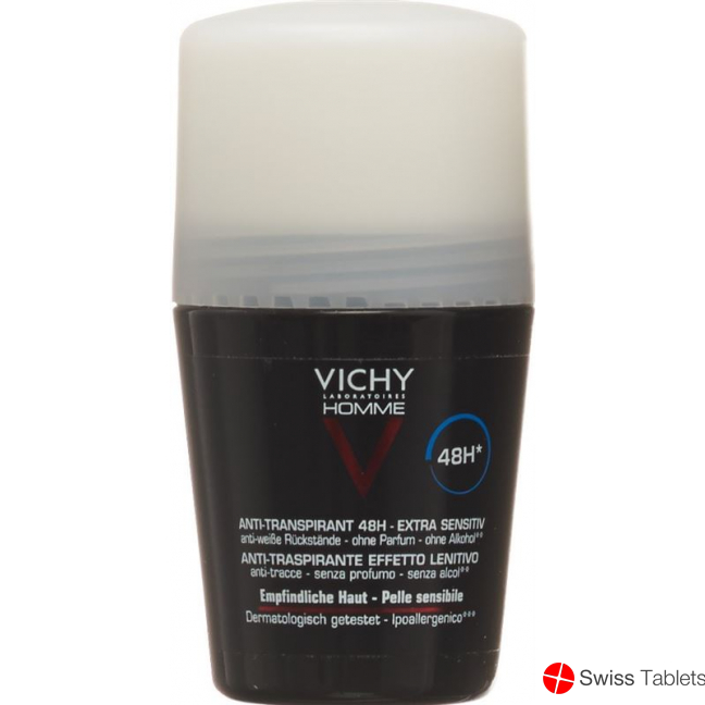 Vichy Homme Anti-Transpirant 48H Extra Sensitive Roll-On 50ml buy online