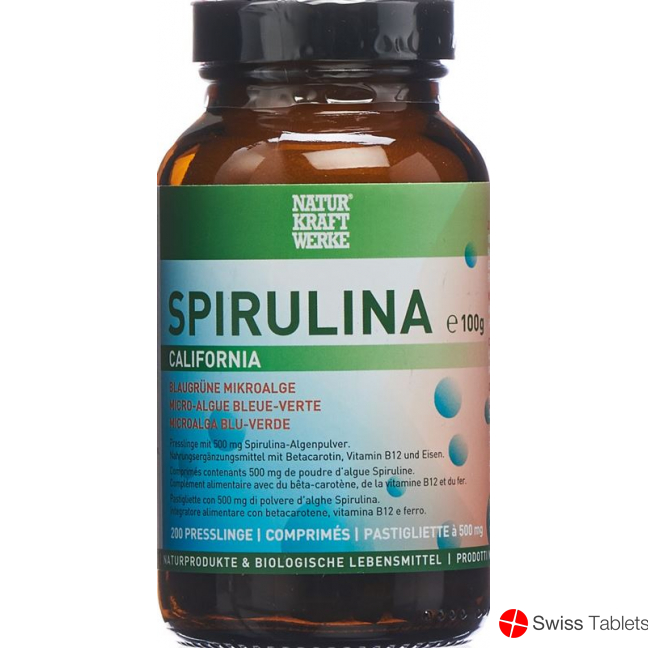 Spirulina California Tabletten 500mg 200 Stück buy online