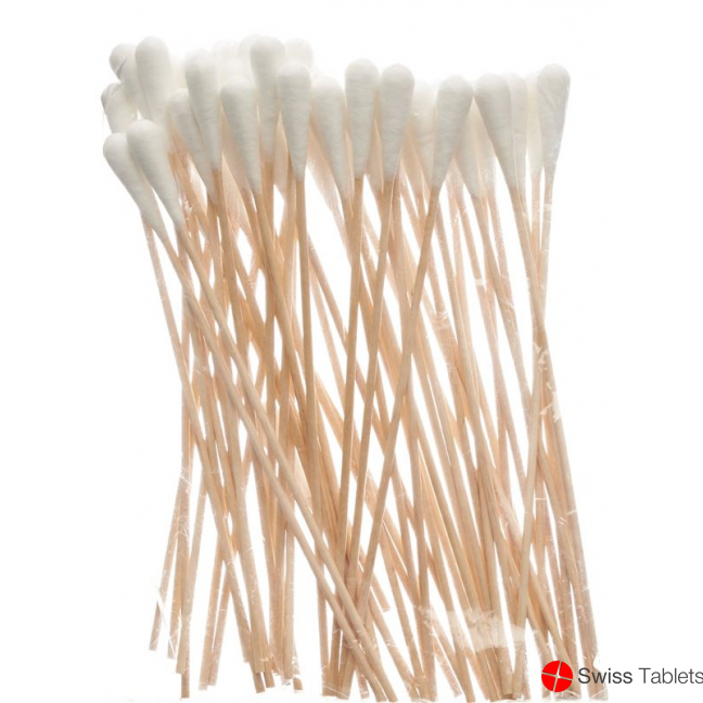 Sanitex Wattestäbchen 20cm Holz 50 Stück buy online