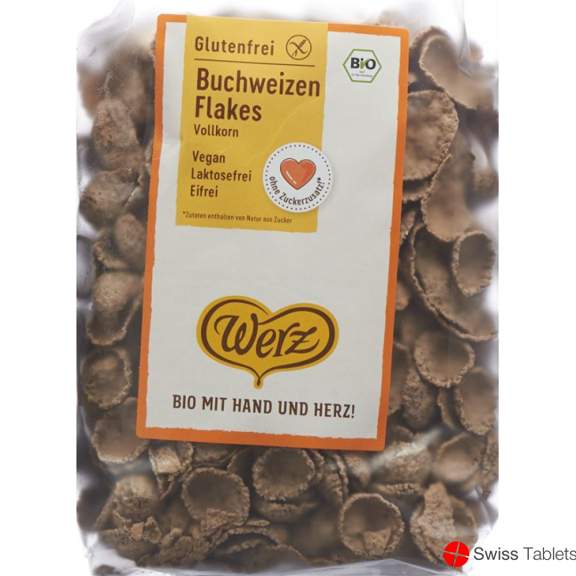 Werz Buchweizen Vollkorn Flakes Glutenfrei 250g buy online