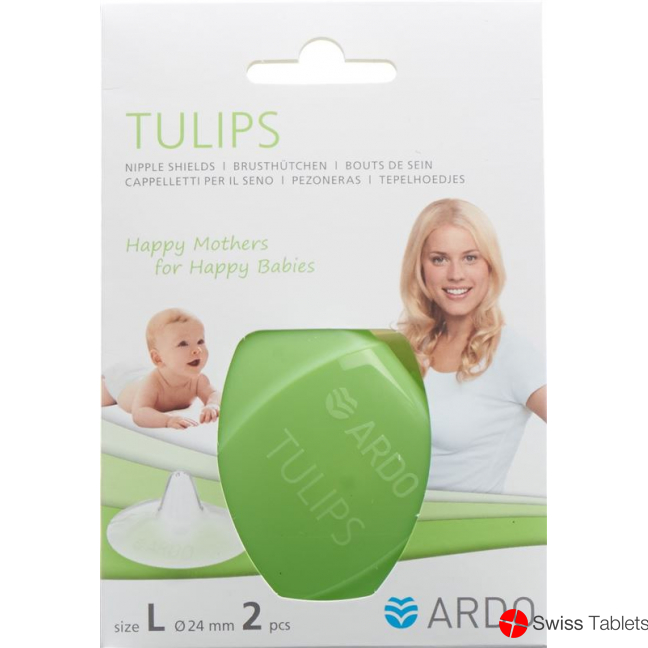 Ardo Brusthuetchen L Tulips Silikon 2 Stück buy online