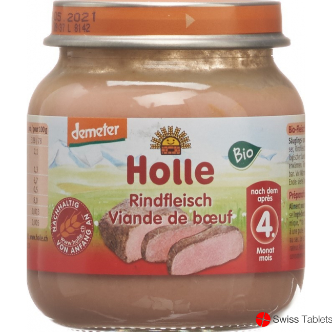 Holle Beef from the 4th month Organic 125g buy online