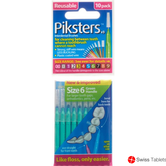 Piksters Interdentalbürstchen Grösse 6 10 Stück buy online