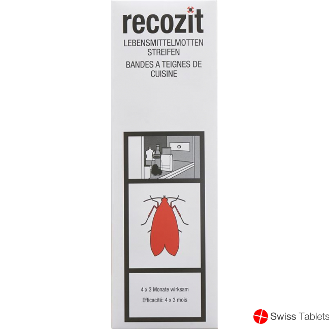 Recozit Lebensmittelmotten Streifen 4 Stück buy online