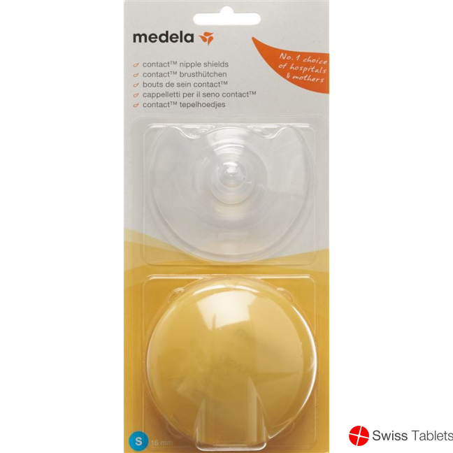 Medela Contact Brusthuetchen S 16mm 1 Paar mit Box buy online
