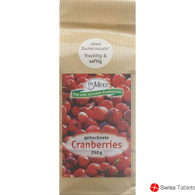 Dr. H. Metz Getrocknete Cranberries 250g buy online