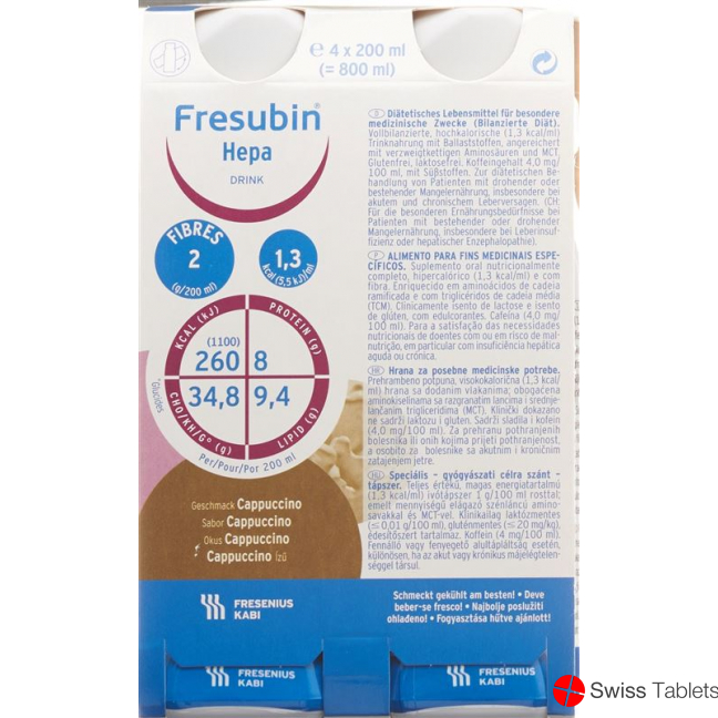Fresubin Hepa Drink Cappuccino 4x 200ml buy online