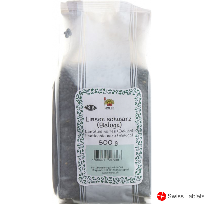 Holle Linsen Schwarz Beluga Bio 500g buy online