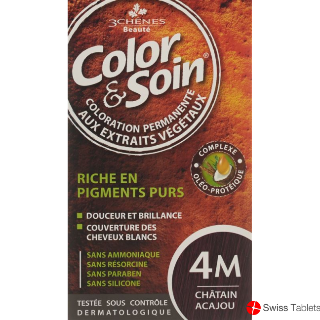 Color Et Soin Coloration Chatain Acajou 4m 135ml buy online