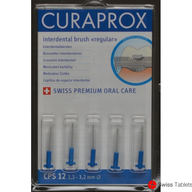 Curaprox 12 Regular Interdetnal Bürste Blau 5 Stück buy online