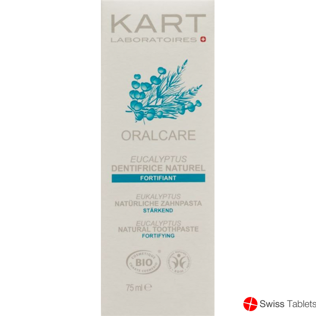Kart Zahnpaste Lehm Oralcare Eukalyptus 75ml buy online