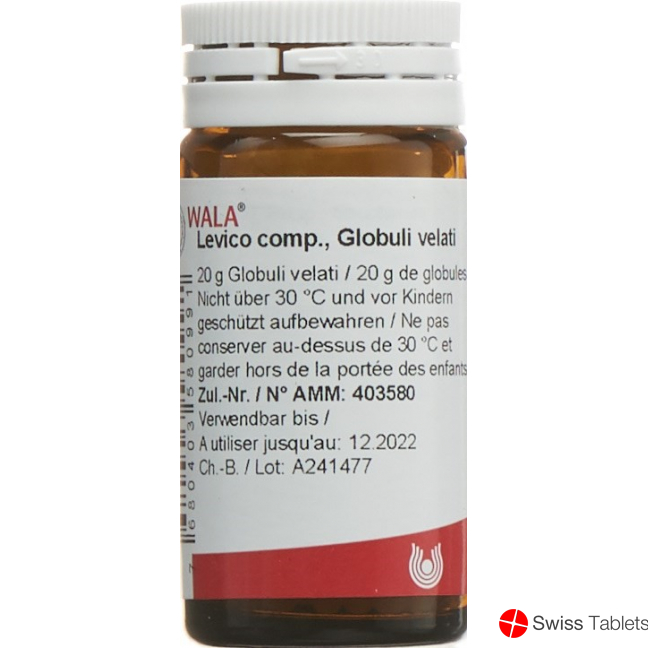 Wala Levico Comp Globuli Flasche 20g buy online