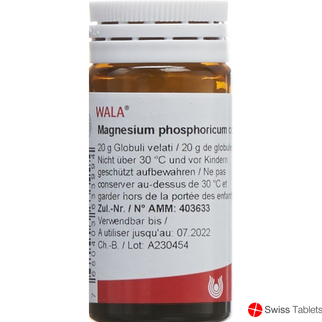 Wala Magnesium Phosphor Comp Globuli Flasche 20g buy online