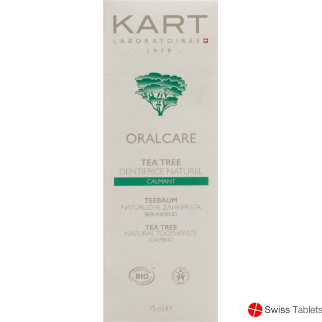 Kart Zahnpaste Lehm Oralcare Teebaum 75ml buy online