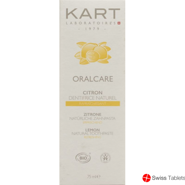 Kart Zahnpaste Lehm Oralcare Zitrone 75ml buy online
