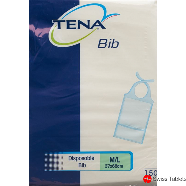 Tena Bib Schutzserviette 37x68cm M/L 150 Stück buy online