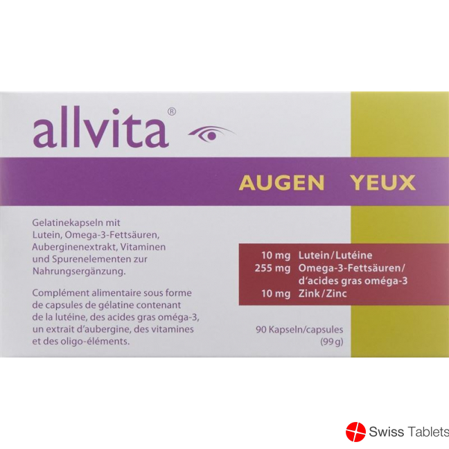 Allvita Augen Kapseln 90 Stück buy online