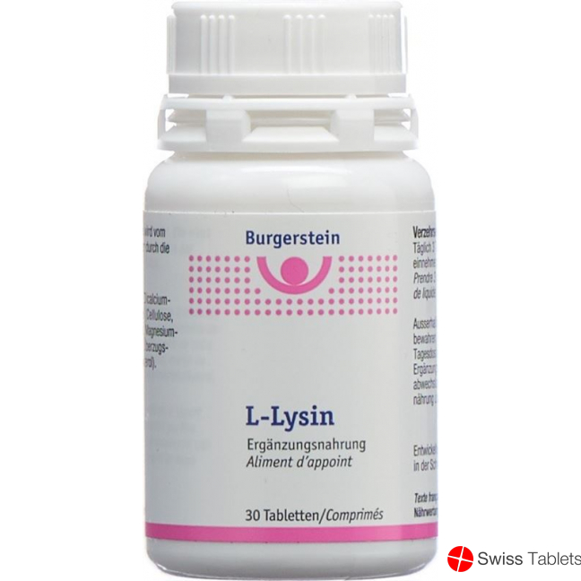 Burgerstein L-Lysine 30 tablets buy online