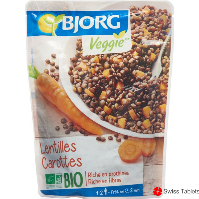 Bjorg Lentilles Carottes Doy Pack 250g buy online