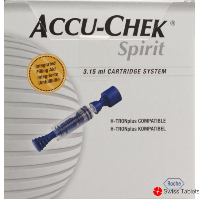 Accu-chek Spirit Ampullen System 3.15ml 25 Stück buy online