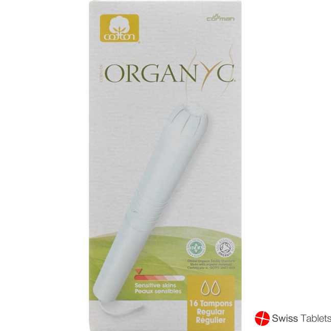 Organyc Tampons Regular mit Applikator 16 Stück buy online