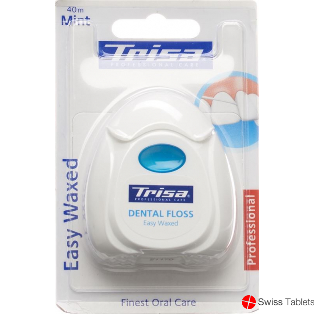 Trisa Zahnseide 40m Gewachst Mint buy online