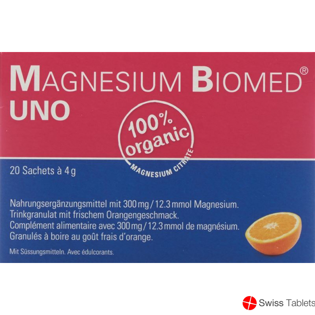 Magnesium Biomed Uno 20 Granulate bags buy online