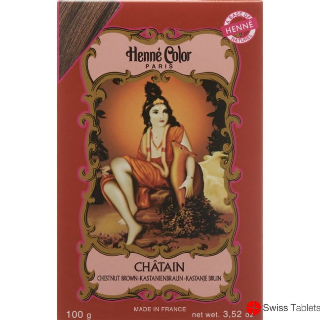 Henné Color Kastanienbraun Henna-Pulver 100g buy online