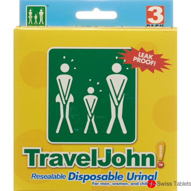 Traveljohn Einweg Urinal Unisex 3 Stück buy online