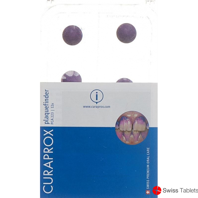 Curaprox Pca 223 Plaquesearch Anfärbetabletten 12 Stück buy online