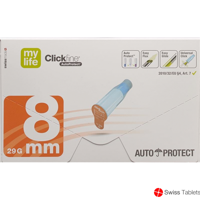 Mylife Clickfine Auto Protect Pen Nadel 29g x 8mm 100 Stück buy online