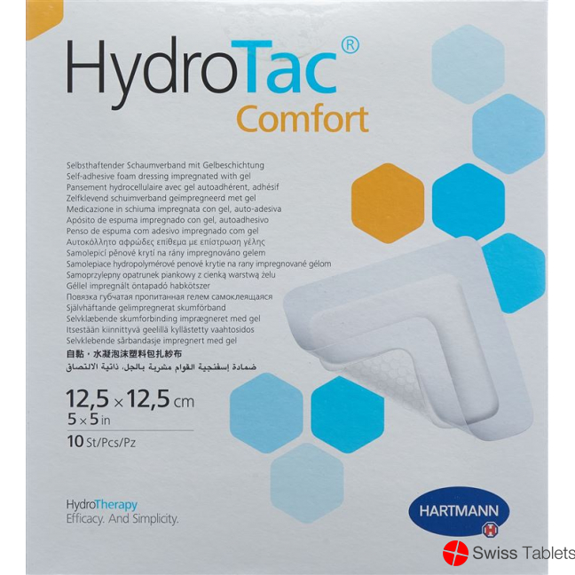 Hydrotac Comfort Wundverband 12.5x12.5cm Steril 10 Stück buy online